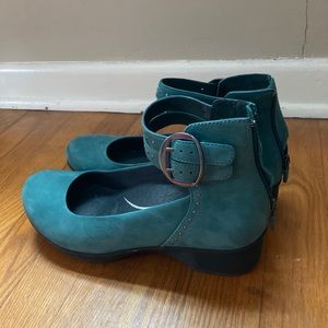 Dansko Teal Wedges